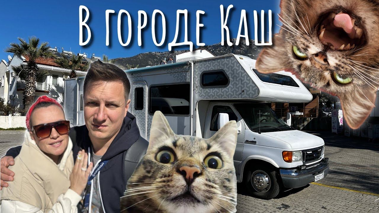 На Автодоме в Турцию. Город Каш или кошачье царство. смотреть онлайн