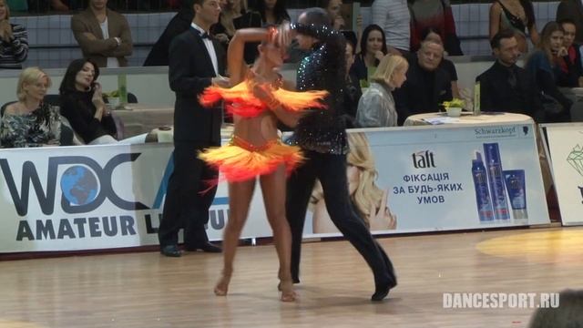 Skufka Andrej - Torokgyorgy Melinda, SLO, 1/8 Cha-Cha-Cha смотреть онлайн