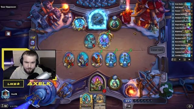 Unholy Deathknight Climb! - March of the Lich King - Hearthstone смотреть онлайн