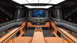 Мобильный кабинет в стиле #MAYBACH S-class на базе нового #Mercedes #V-class EXCLUSIVE