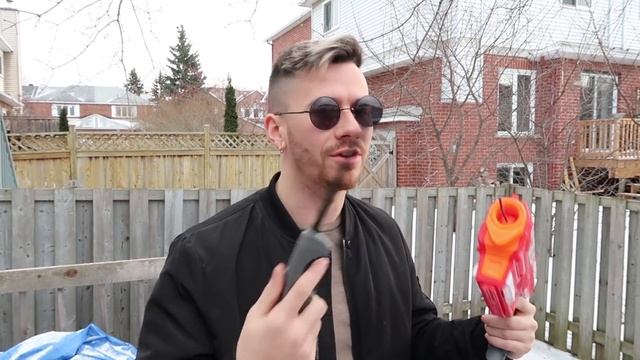 DIY FLAMING NERF DARTS!! (MOST DANGEROUS TOY OF ALL TIME) смотреть онлайн