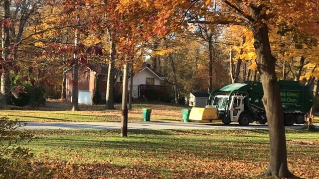 Вывоз мусора в Америке.