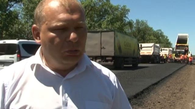 Автотрассу Харьков-Ахтырка капитально ремонтируют смотреть онлайн