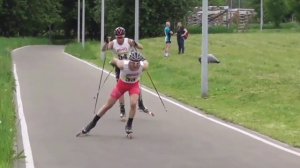 Идеальная техника скоростных лыжероллеров в исполнении , Алексея Щепёткина.