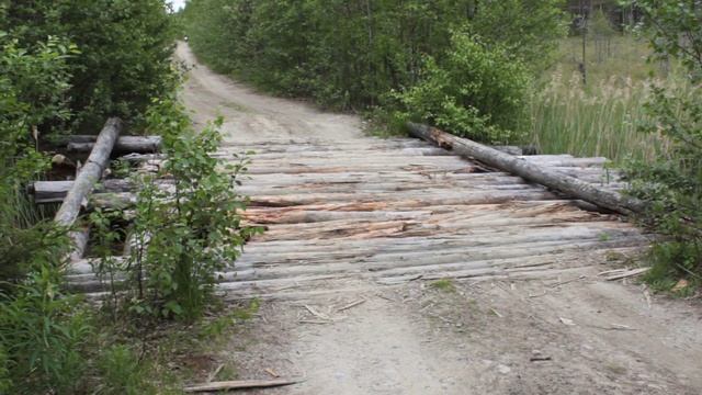 Мост на подъезде к горе Воттоваара,Карелия смотреть онлайн