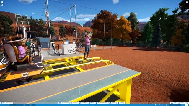 Worlds shortest roller coaster 4.9 seconds and funny. Planet Coaster game..