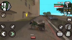 GTA San Andreas Wanted Level 6 stars || Game in Android ||