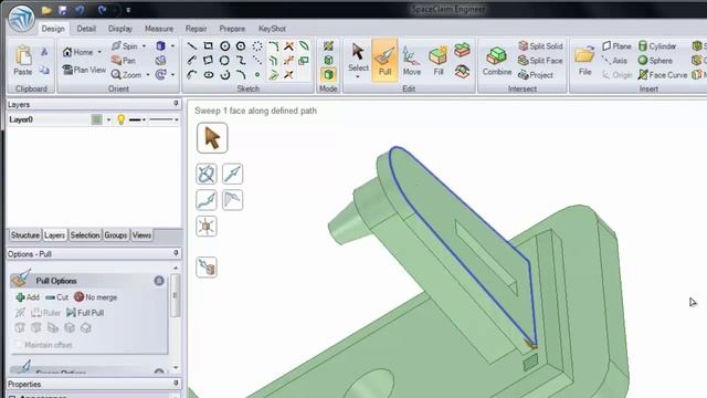 SpaceClaim Tutorial 3.2 Pull ToolGuides смотреть онлайн