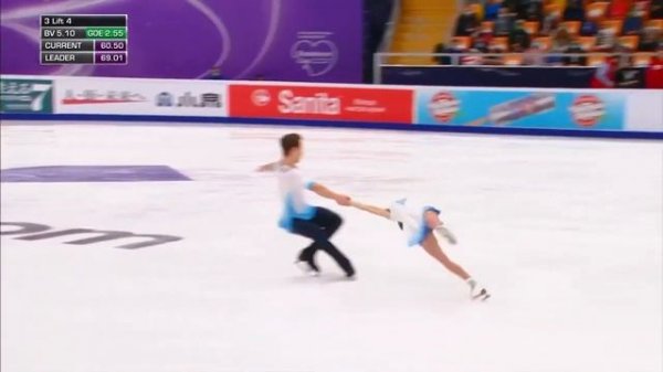 Панфилова Рылов. Произвольная программа. Российский этап Гран-при по фигурному катанию "Rostelecom"