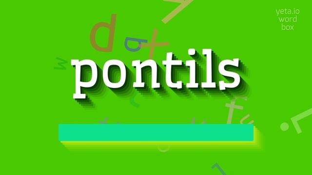 PONTILS - HOW TO PRONOUNCE IT? #pontils смотреть онлайн