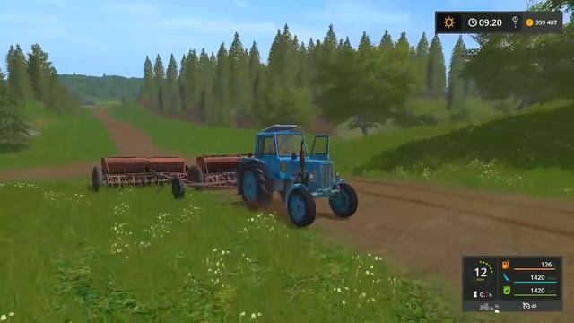 Farming Simulator 2017. Трактор Беларус МТЗ 80. смотреть онлайн