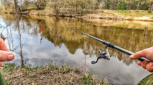ОТКРЫЛ СЕЗОН ПОПЛАВКА У ДОМА ПО БОЛЬШОЙ ВОДЕ! ЛОВИМ ПЛОТВУ! 🎣