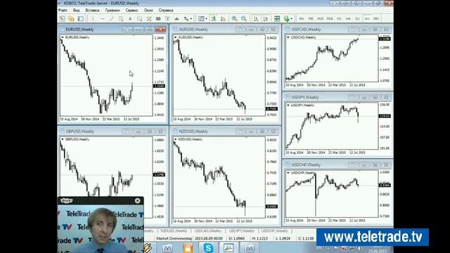 Teletrade Трунин Комплексный анализ финансового рынка и торговые идеи 2015 08 25 1 смотреть онлайн