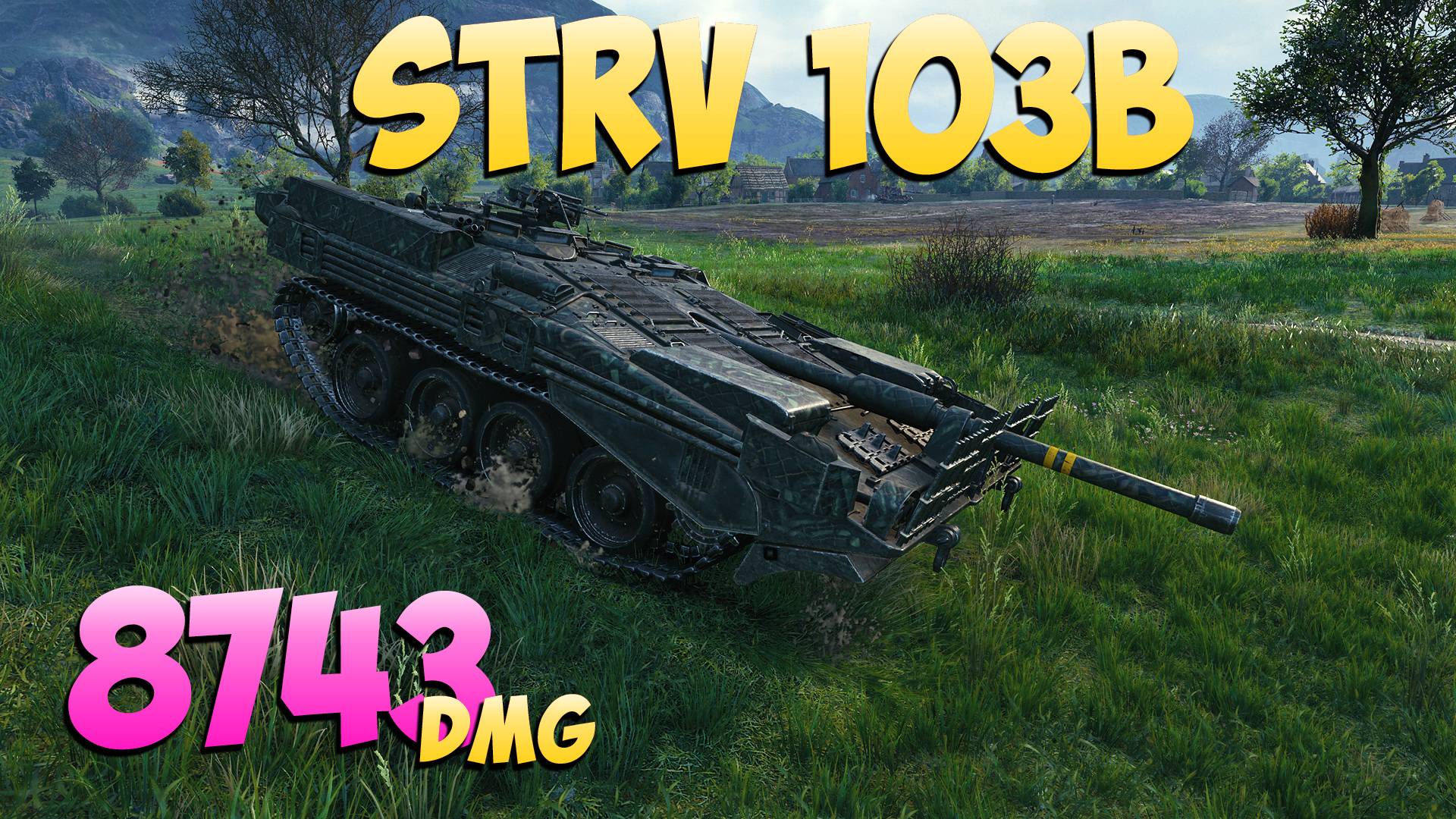 Strv 103B - 7 Фрагов 8.7K Урона - Стимулирующий! - Мир Танков