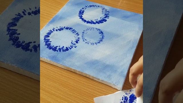 Dandelion painting technique with cardboard #trending #acrylicpainting #shorts #painting #walldecor смотреть онлайн