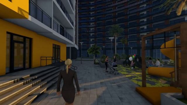 metroplusbatumi hotel визуализация Батуми ул.Ангиса 78 смотреть онлайн
