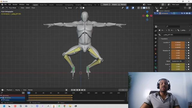 Fixing your motion capture data the right way in Blender смотреть онлайн