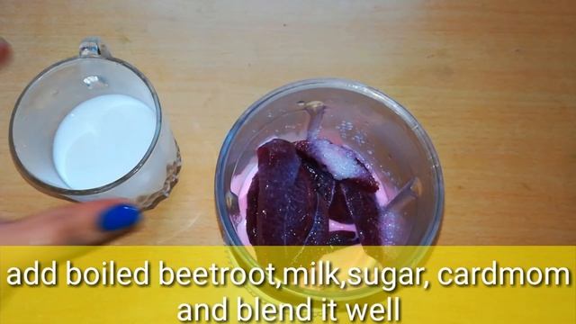 Healthy Beetroot Milkshake ||Fresh & Delicious Shake With Beetroot ||Healthy Drink||