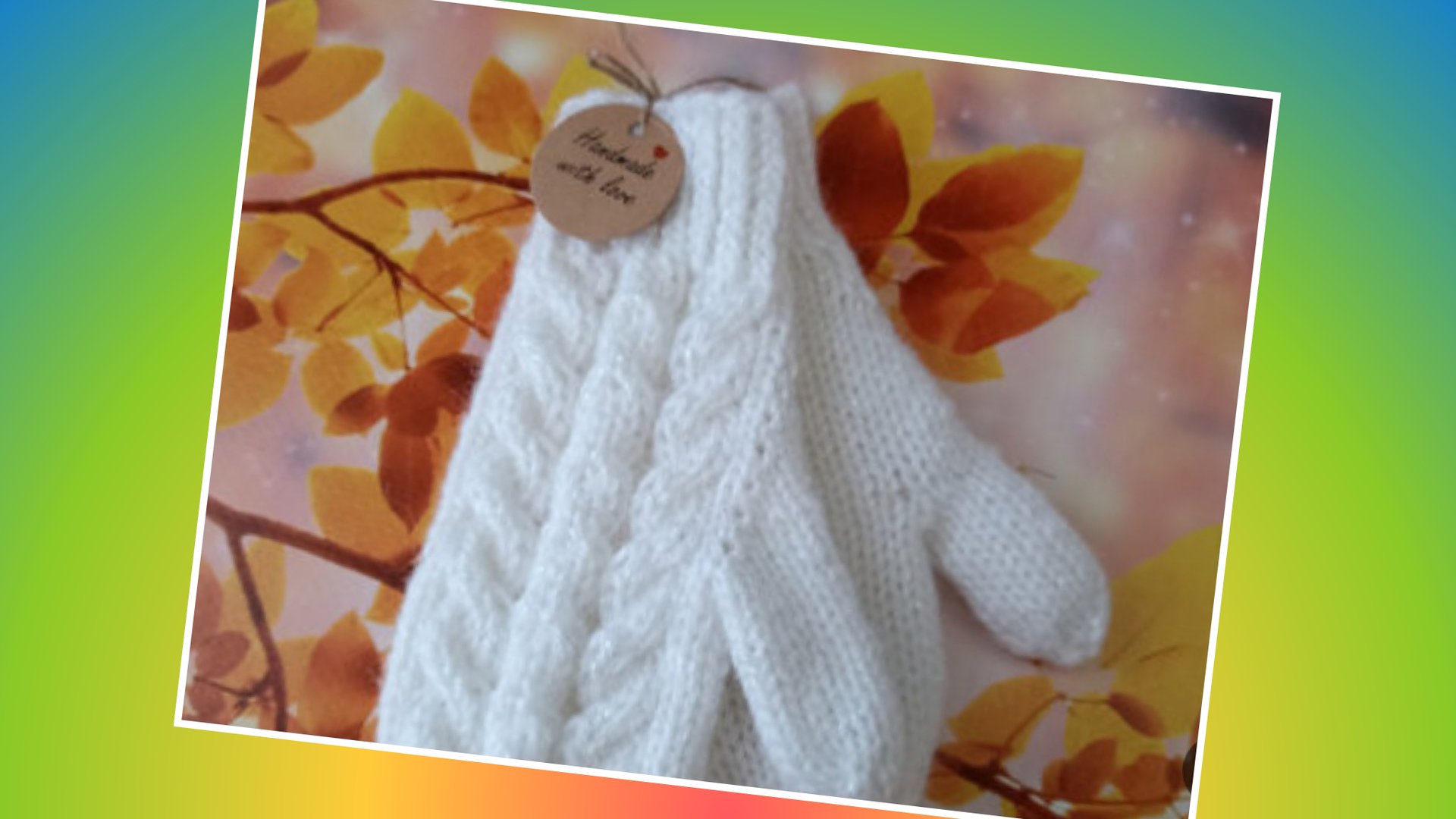 Детские варежки с анатомическим пальчиком🧶 смотреть онлайн