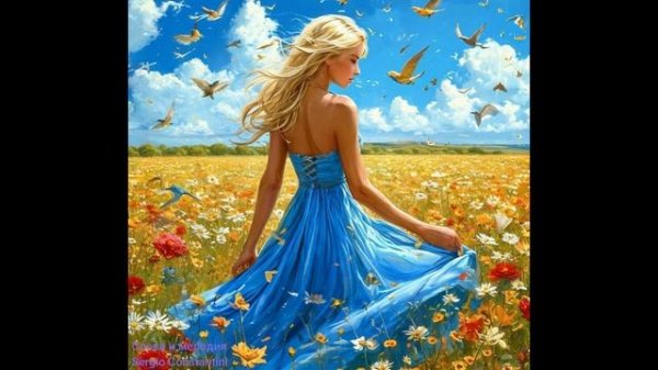 Красота. Слова и мелодия Sergio Constantini. Исполняет и рисует нейросеть.