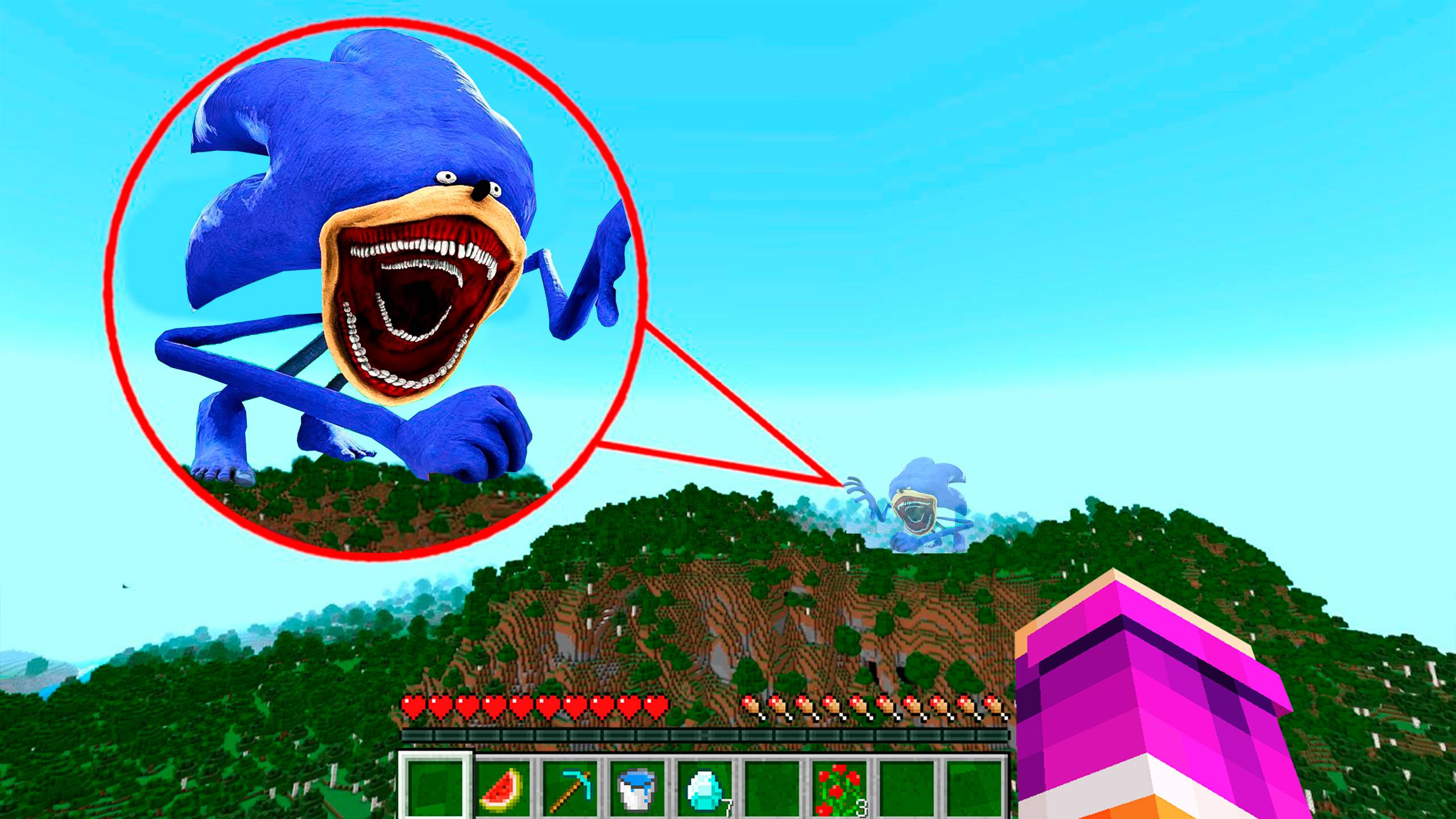 МЕНЯ НАШЁЛ СОНИК ТЕЙПС ПОЖИРАТЕЛЬ ХОРРОР В МАЙНКРАФТ смотреть онлайн