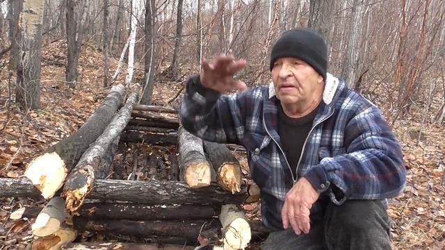Эвенкийский лабаз Колбо и их разновидность для хранения продуктов , имущества ,добычи смотреть онлайн