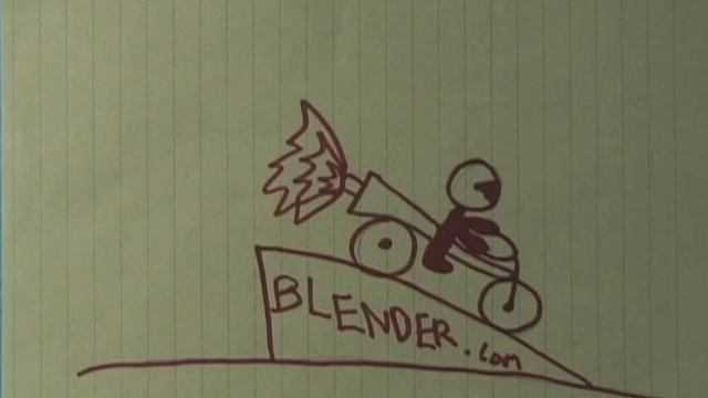 blender.com animations: the trucks: motorcycle смотреть онлайн