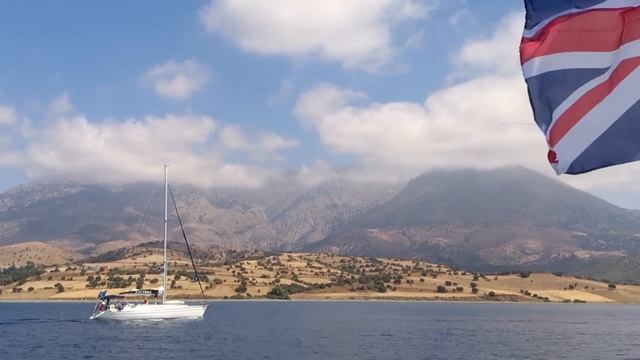 Покрай брега на о-в Самотраки, Егейско море, Септември 2012 г.