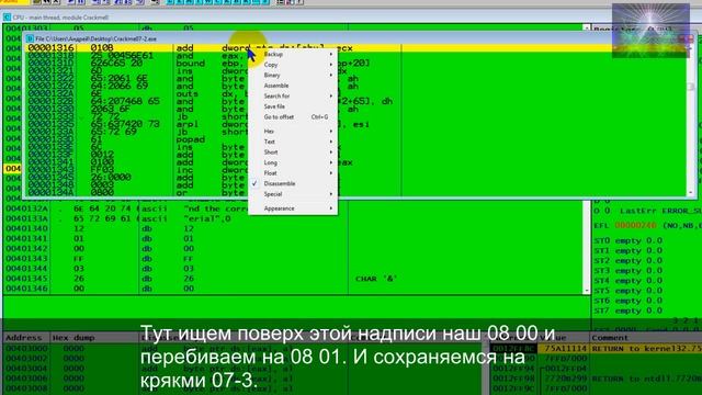 Активация кнопки ,checkbox и окна для ввода серийного номера- урок10 смотреть онлайн