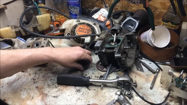 #Триммер"Штиль FS-250"Покосили","попилили"и прихлопнули лопатой. смотреть онлайн