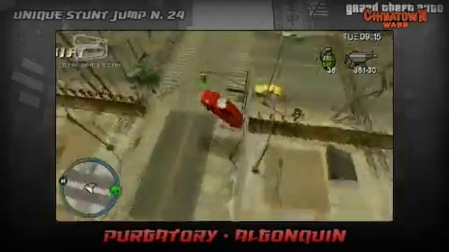 GTA Chinatown Wars Walkthrough Unique Stunt Jump #24 Purgatory Algonquin смотреть онлайн