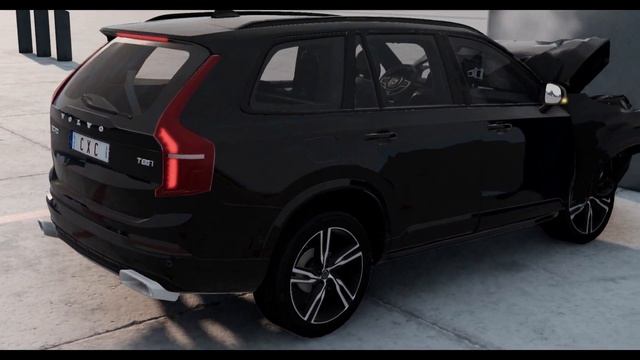 #1 Crash Test - Volkswagen Touareg Vs Volvo XC90 #CARXCRASH #crashtest #volkswagen #volvo