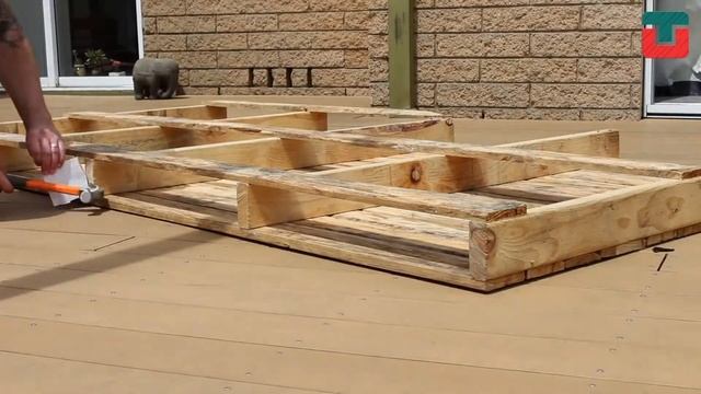 How to make a Pallet couch смотреть онлайн
