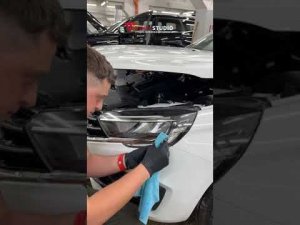 ЛАДА ВЕСТА 2024 оклейка фар защитной пленкой. Как поклеить самому?