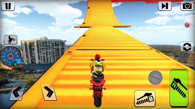 Bike Impossible Tracks Race: 3D Motorcycle Stunts - Android Gameplay смотреть онлайн
