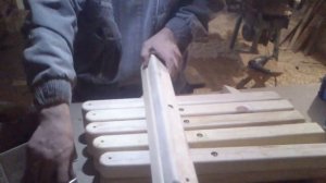 Складные скамейки из дерева. Столярное дело