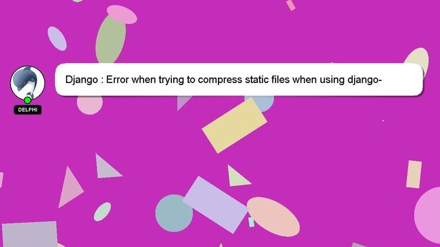 Django : Error when trying to compress static files when using django-storages and django-compresso смотреть онлайн