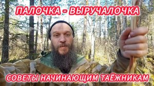 ПАЛОЧКА - ВЫРУЧАЛОЧКА. СОВЕТЫ НАЧИНАЮЩИМ ТАЁЖНИКАМ.