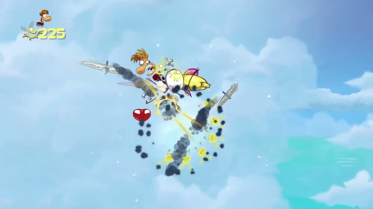 Rayman Origins (Walkthrough) - Chapter 2: Desert of Dijiridoos | Part 6:   Shooting Me Softly