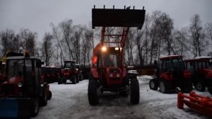 МТЗ 92П с экскаватором и погрузчиком