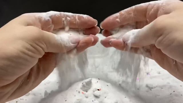 ASMR colorful baking soda crumble смотреть онлайн