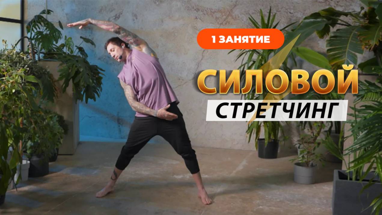 Силовой стретчинг. Занятие 1 смотреть онлайн