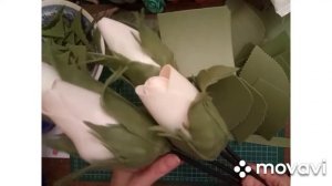 Роза Софи Лорен из изолона. Торшер