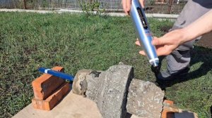 Заливаем бетон в землю, правда или миф что убежит цементное молочко, первый эксперимент в интернете.