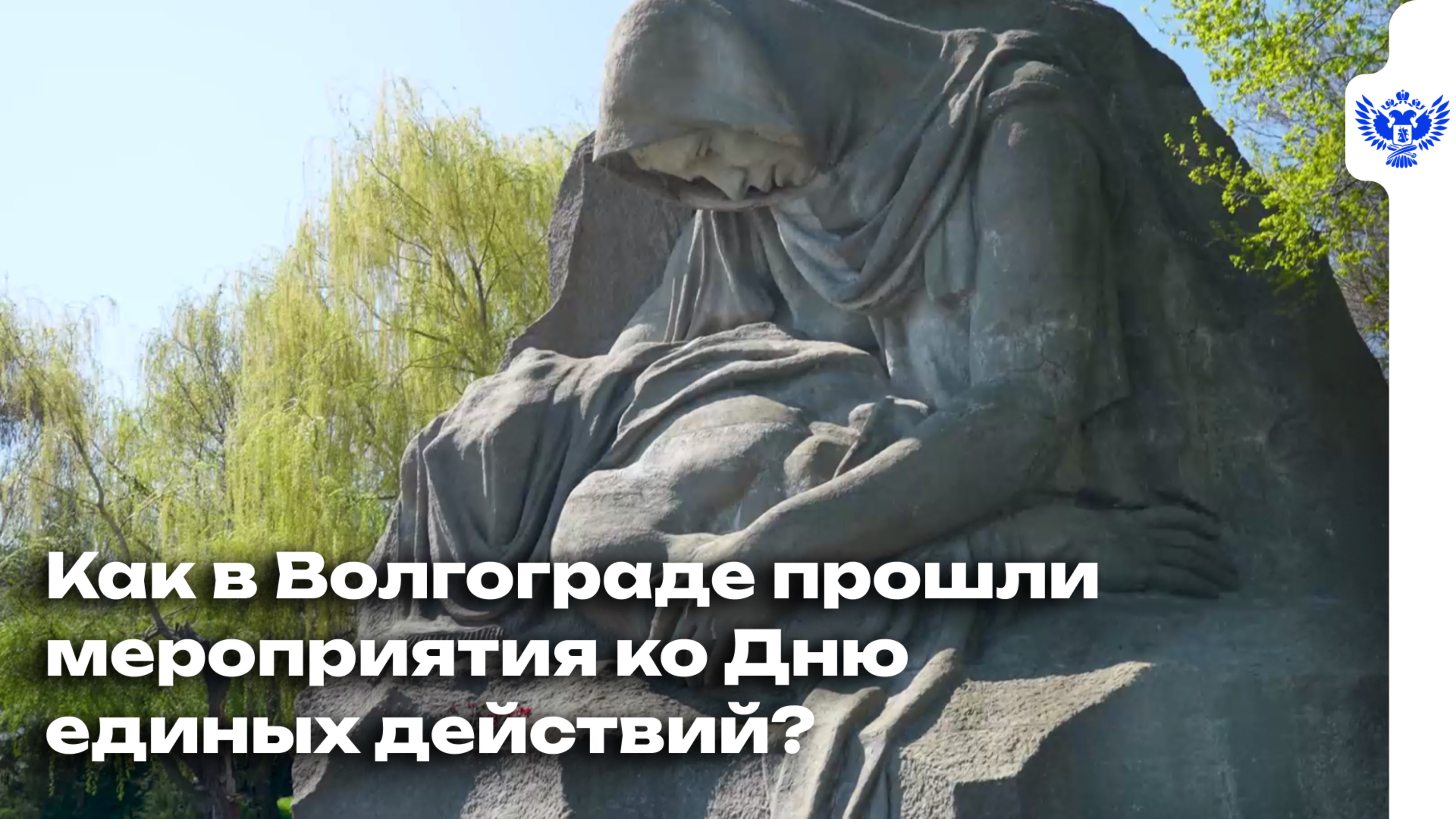 Как в Волгограде прошли мероприятия ко Дню единых действий? смотреть онлайн