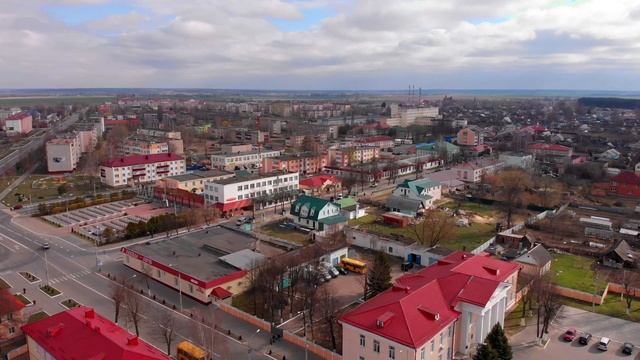 DJI Mavic Air полет над Буда-Кошелево 15.04.2019 смотреть онлайн