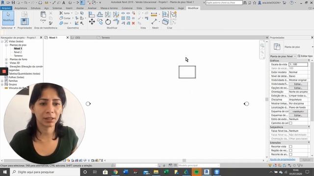 AULA 4 REVIT - ponto de pesquisa e ponto base de projeto смотреть онлайн