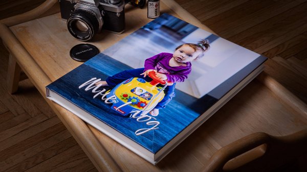 Фотокнига Премиум с фотообложкой