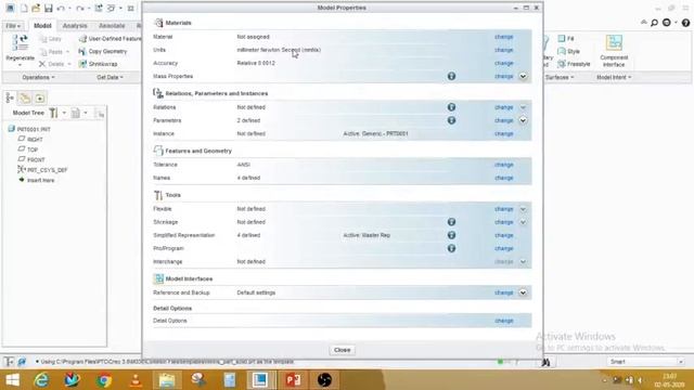 How to set unit in creo 3.0 | ptc-creo| how to set units in creo 3.0| change unit in creo 3.0 смотреть онлайн