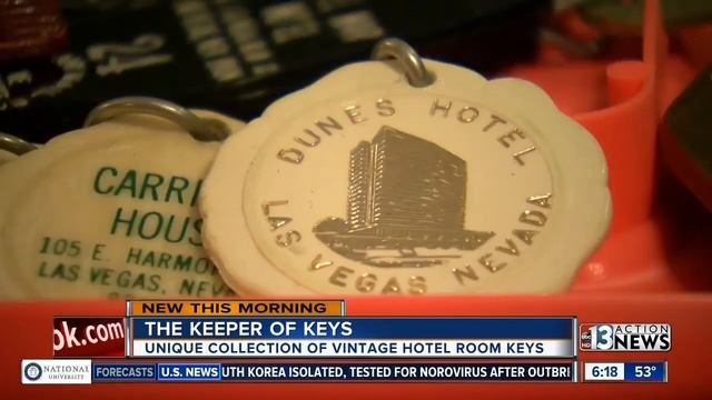 Las Vegas woman's hotel room key collection bridges gap to history смотреть онлайн